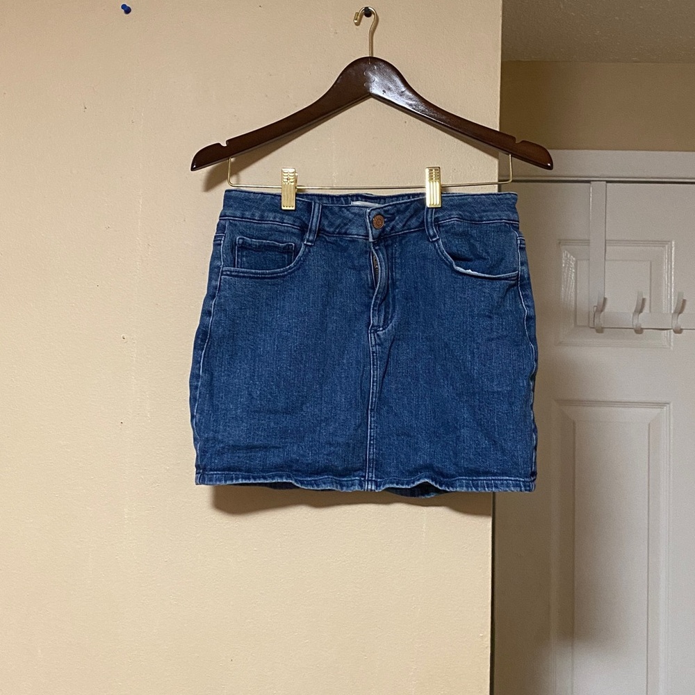 Garage Indigo Blue Denim Skirt